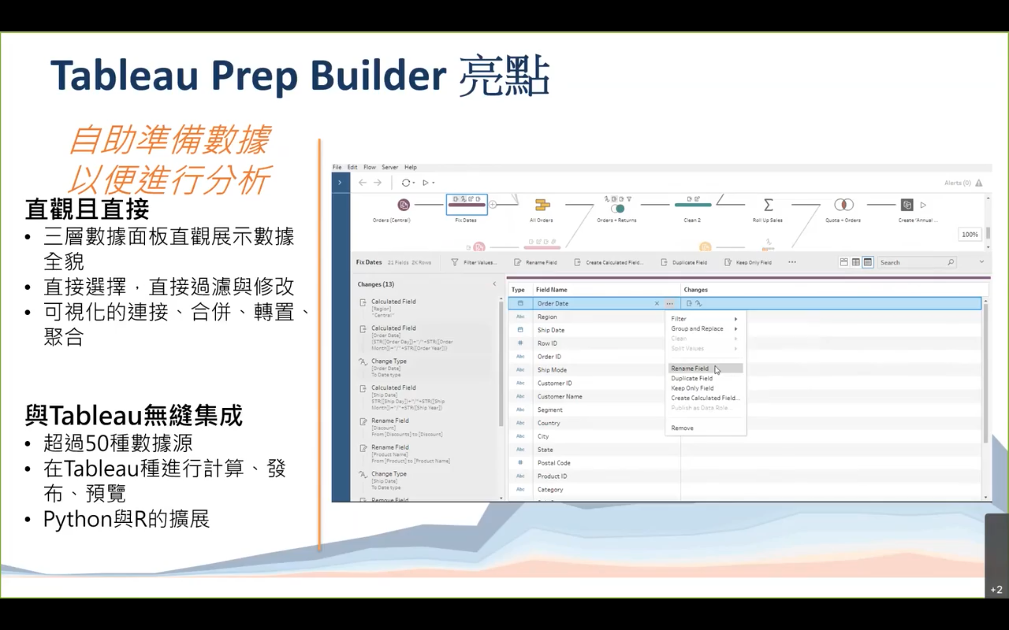 Tableau Prep 數據準備導入